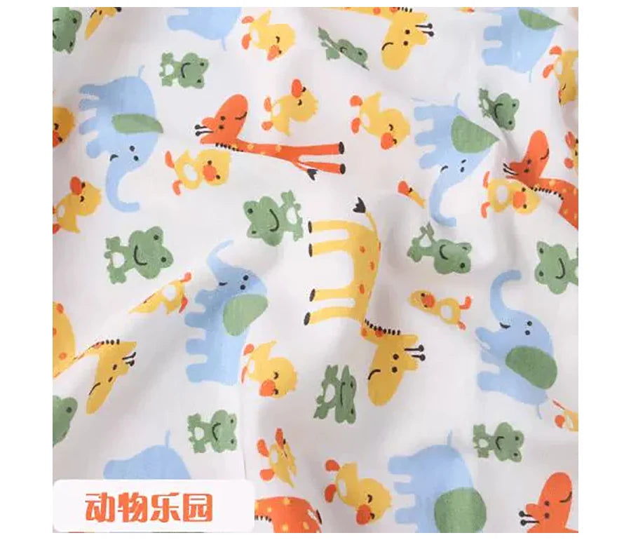Baby Fabric Knit Jersey Print Fabric Sewing Material for Children's Garment 50*185cm Brocade Fabric Organic Fabric  Knitted