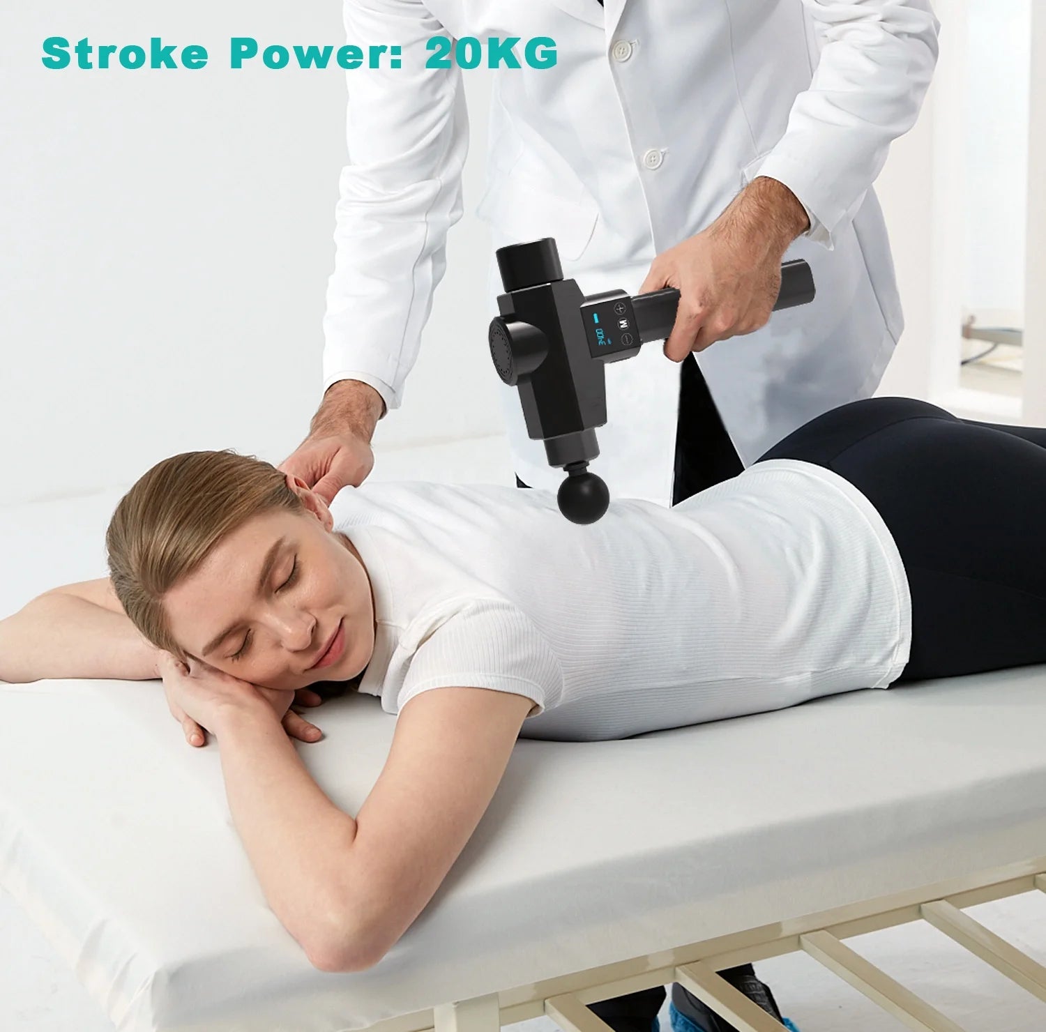 Deep Tissue Massage Gun - 16mm Amplitude Percussive Therapy Device Fascia Gun Tidesmit