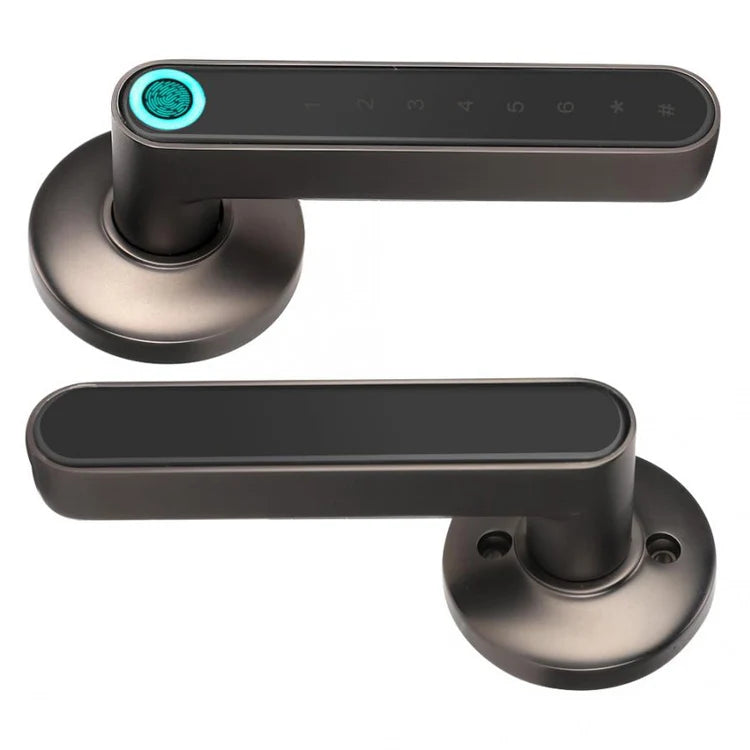 WAFU 016 Fingerprint Smart Lock Password Handle Bed Room Lock Tuya Bluetooth Password Door Lock Zine For Home Hotel