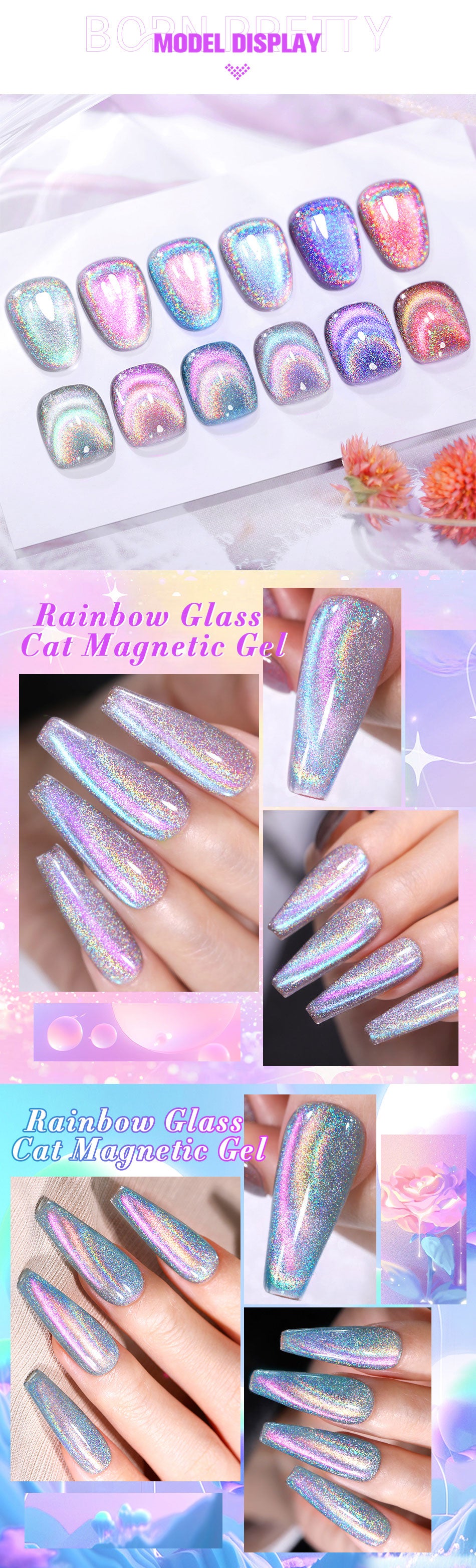 9D Cat Eye Gel Polish Magnetic UV LED Varnish for Professional Manicure Permanent Makeup Machines Tidesmit