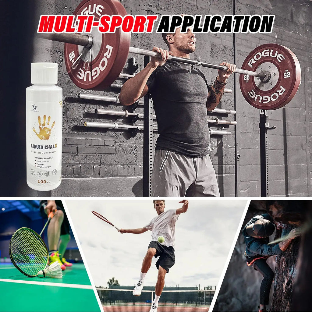 Sports Liquid Magnesium Powder Fitness Lifting Efficient Anti Slip sweat-absorbing Cream Grip Liquid Magnesium For Rock Climbing