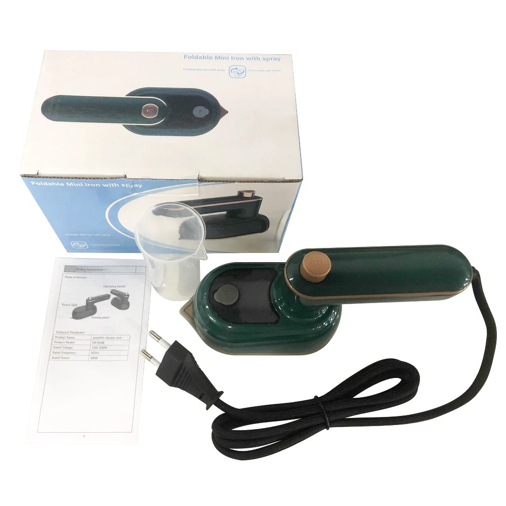 Tidesmit portable handheld garment steamer for wet and dry ironing, compact professional steam iron for travel