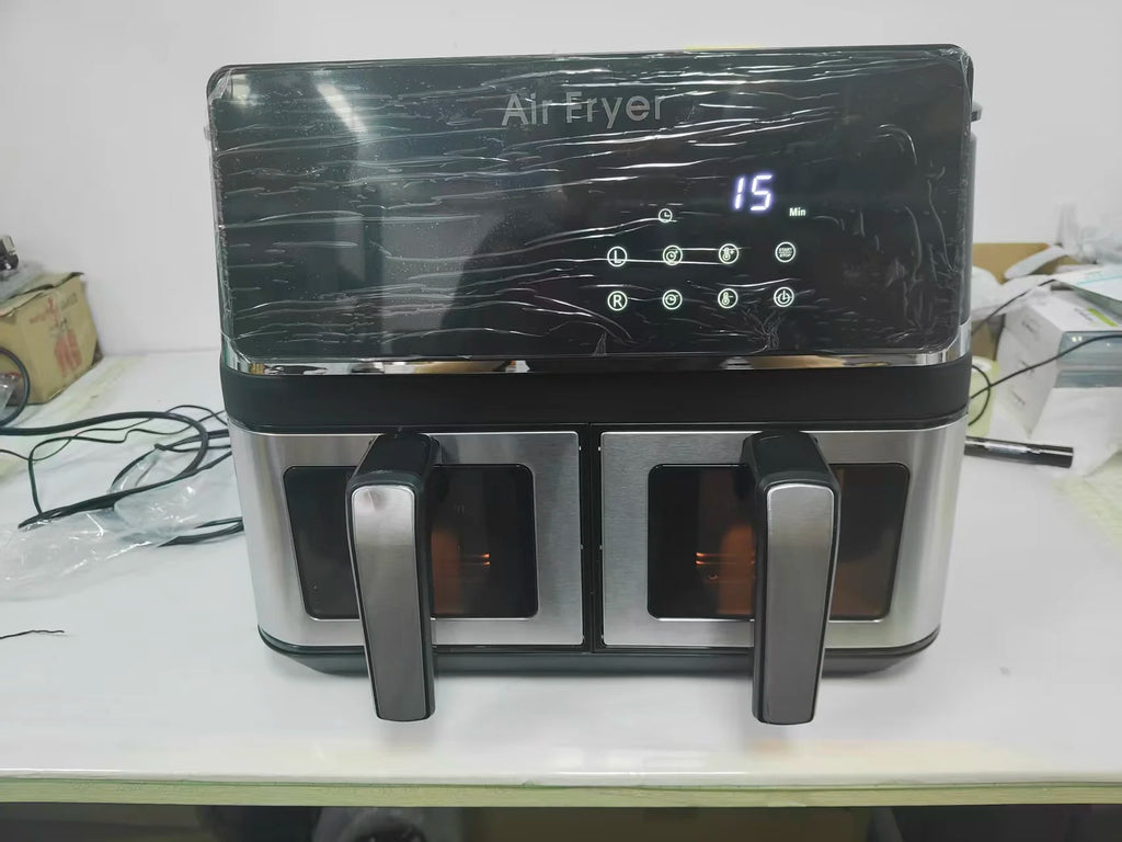 10L High-Quality Digital Air Fryer Smart Oven with Touch Screen Stainless Steel Multifunctional Oil-Free Food Preparation Applia