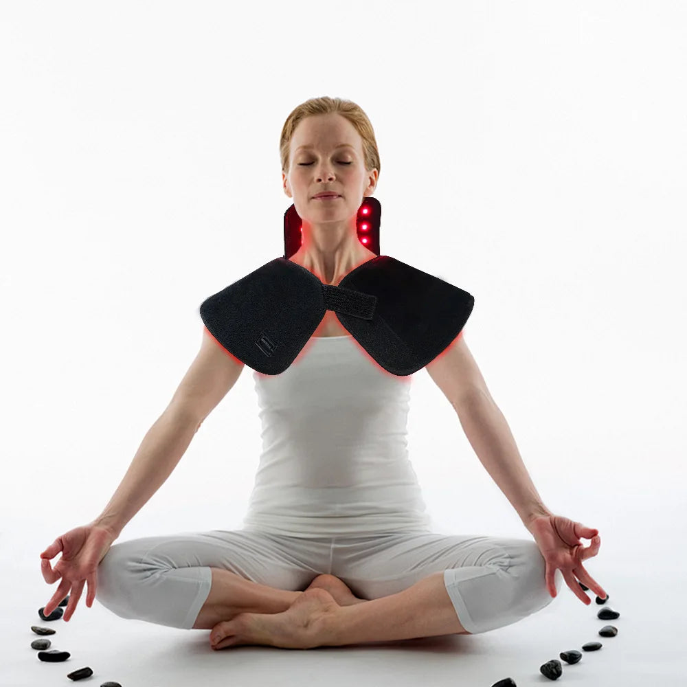 Red Light Therapy Pad for Shoulder and Neck Pain Relief | Tidesmit Massage Chairs Tidesmit