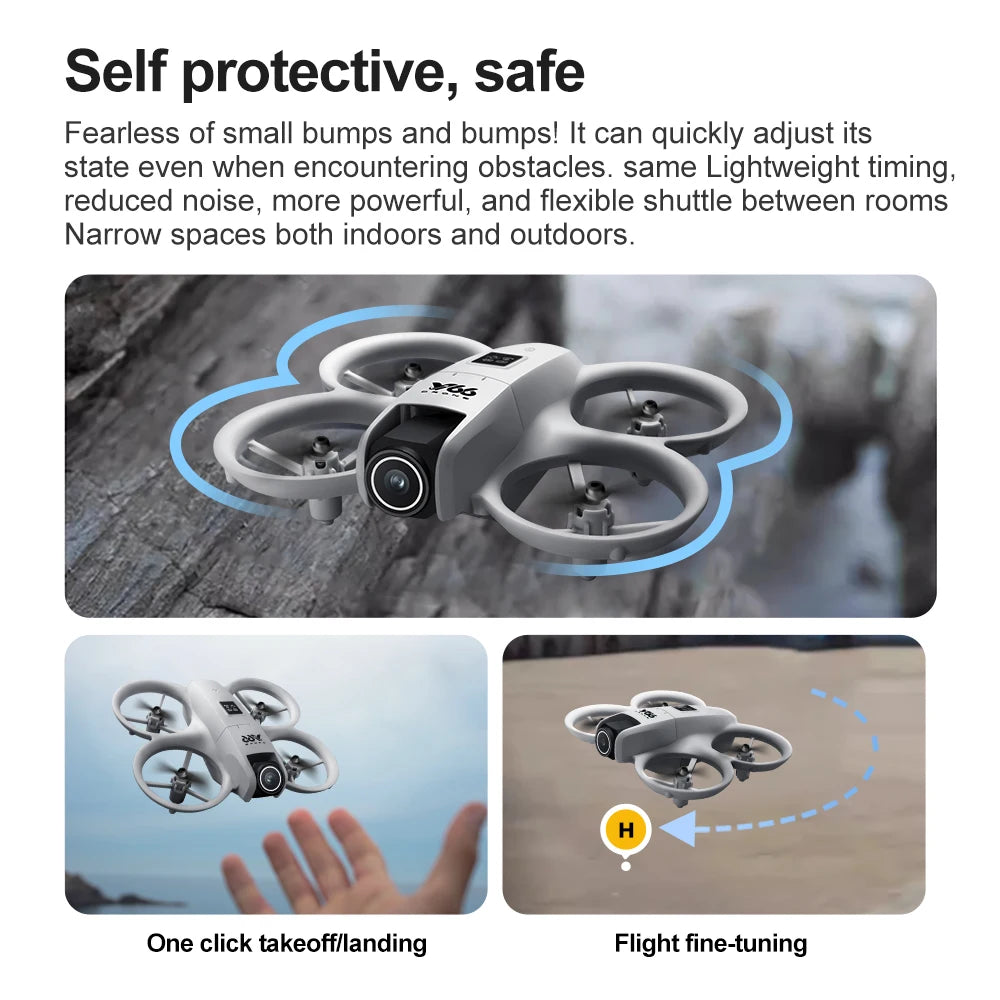 4K Camera Drone: Foldable Wide Angle WiFi Quadcopter for Beginners Tidesmit