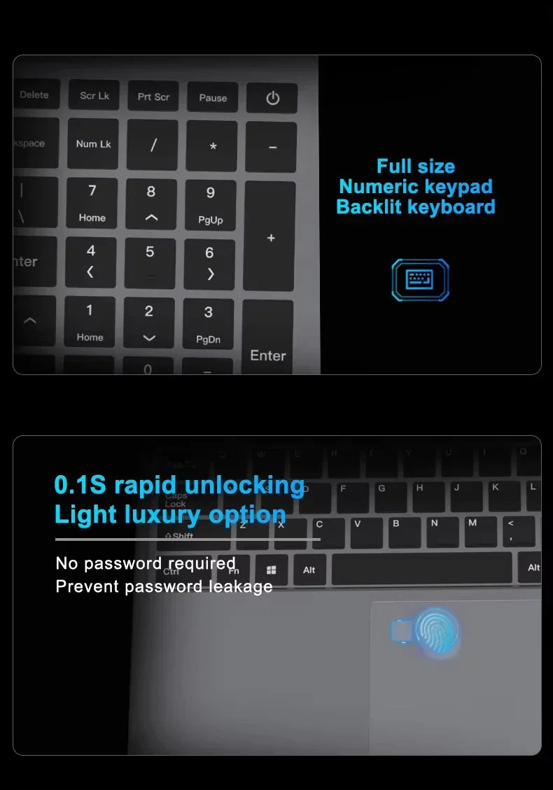 Portable Laptop Fingerprint Unlock Notebook 16GB RAM 1TB SSD Gaming Laptop Computer intel i9 10980HK/9900 Windows 11 Notebook PC