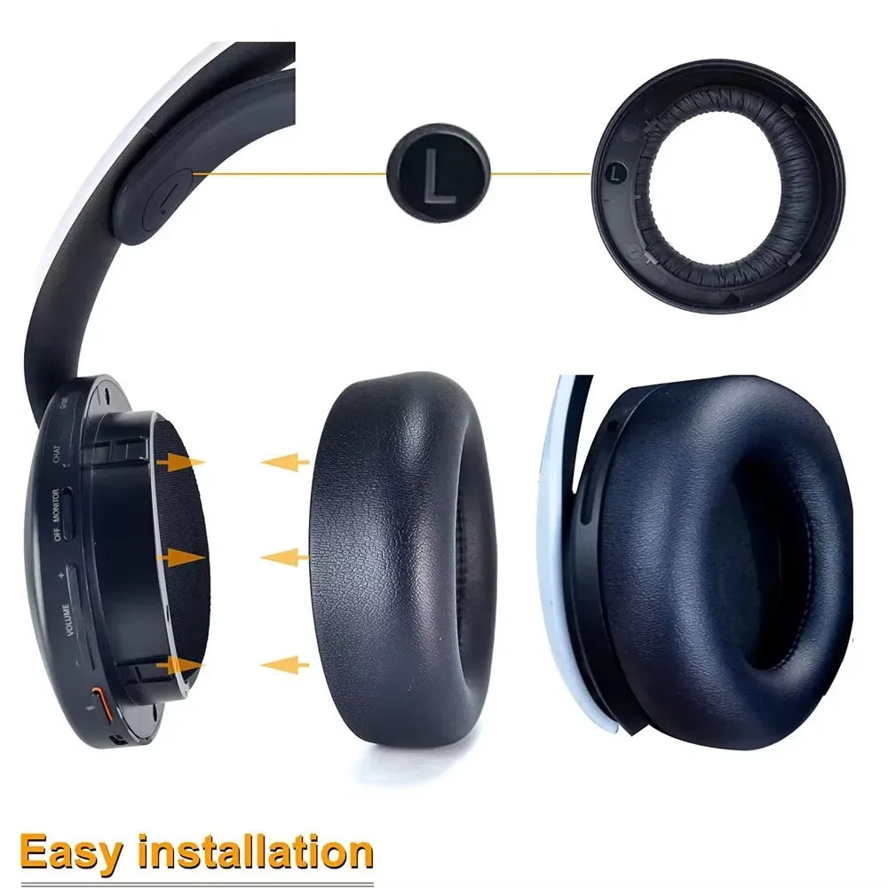 PS5 Pulse 3D Replacement Ear Pads Memory Foam Cushions by Tidesmit Tidesmit