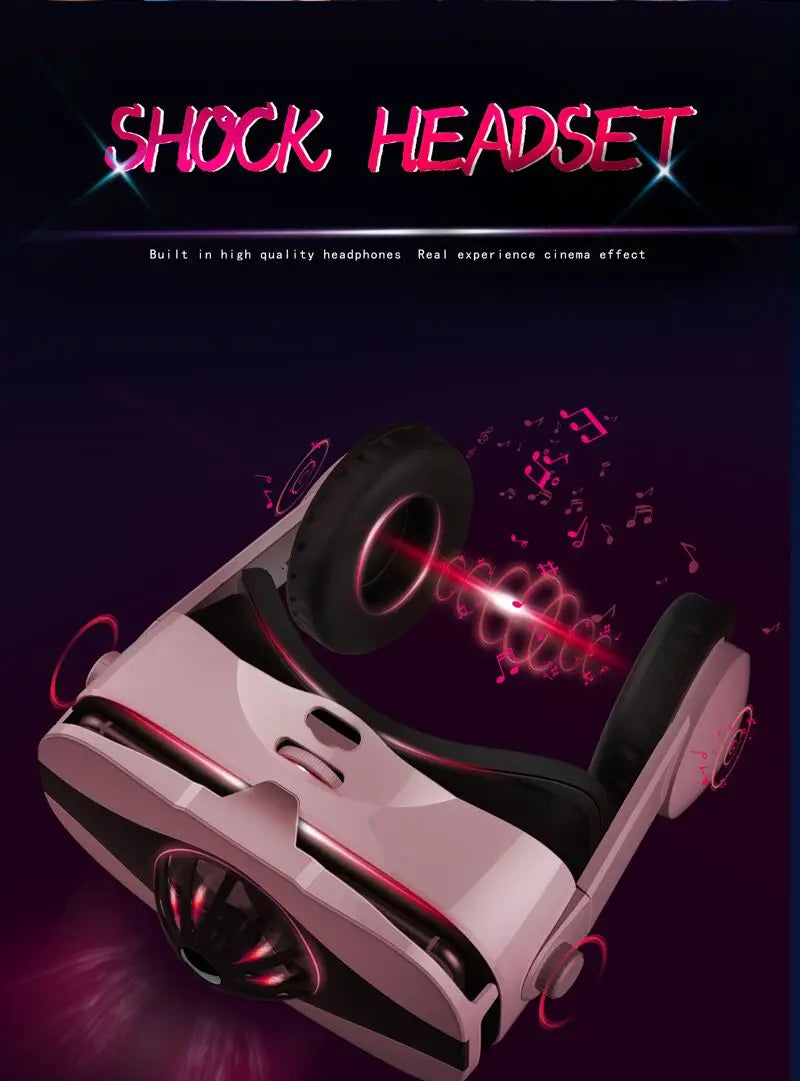 VR Headset for Smartphone – 3D Immersive Glasses with Spatial Audio Tidesmit