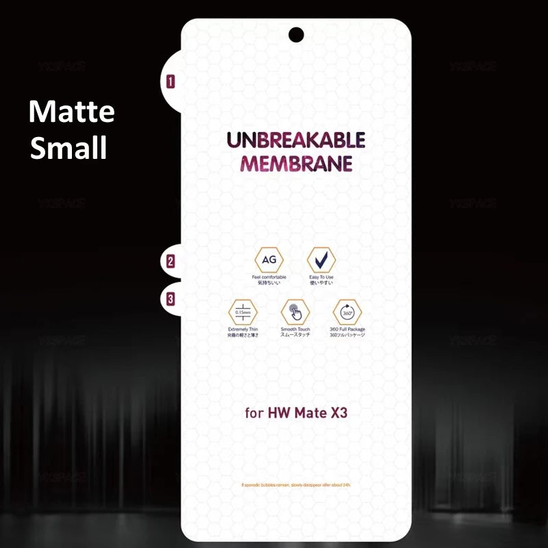 inner Front Back Clear HD Soft Hydrogel Protective Film For Huawei Mate Frosted Screen Protector AE Matte Front Film Tidesmit