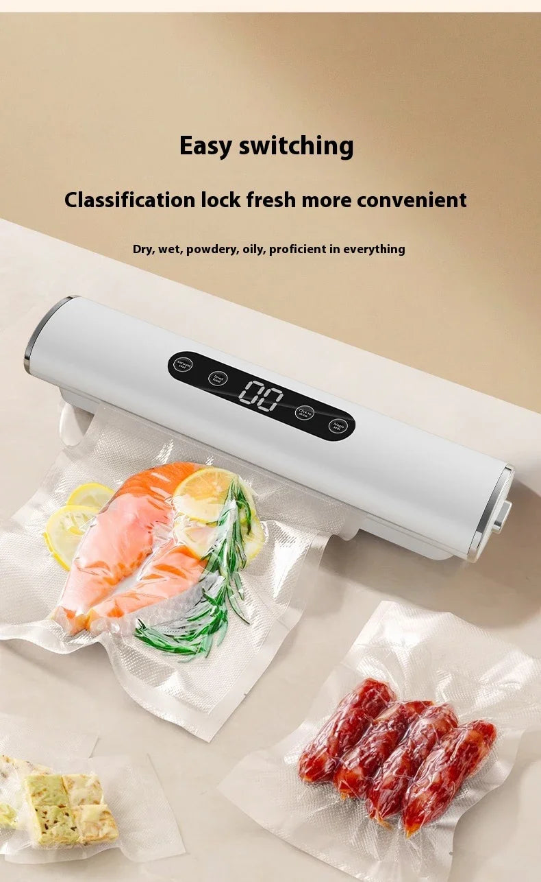 Professional Vacuum Sealer for Food Vacuumor for Products Kitchen Sealing Machine Cuisine Packaging Plastic Bag Sealant