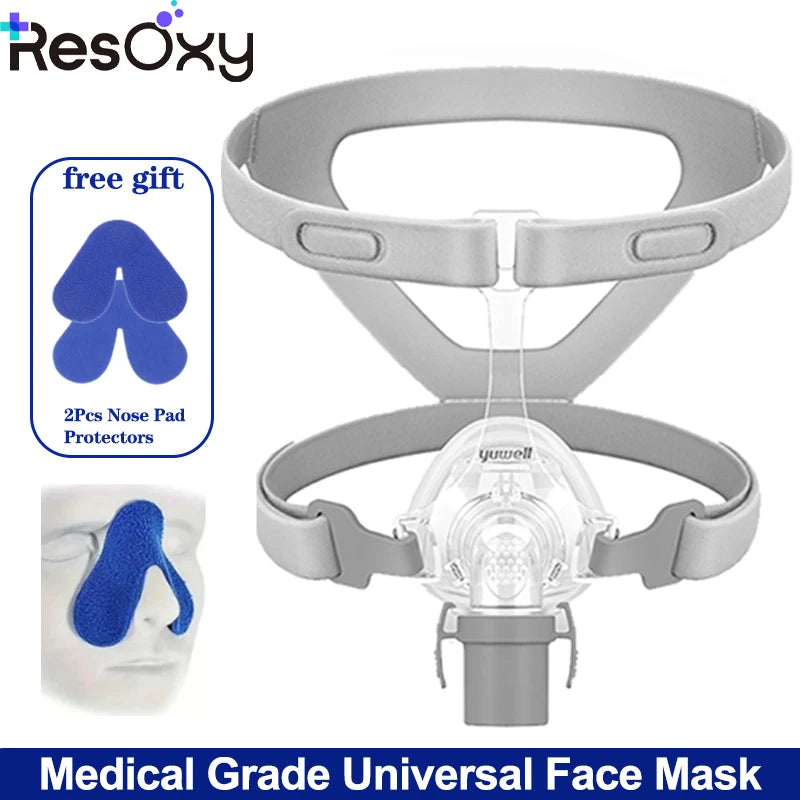 Resoxy CPAP Nasal Mask, Universal Nasal Mask,With Medical Headgear Silicone,For Auto CPAP Machine, Sleep Apnea,Helps Anti Snorin