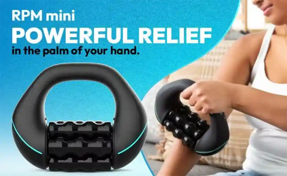 Electric Deep Tissue Massage Roller - 3-Speed Rechargeable Muscle Relief Massage Roller Tidesmit