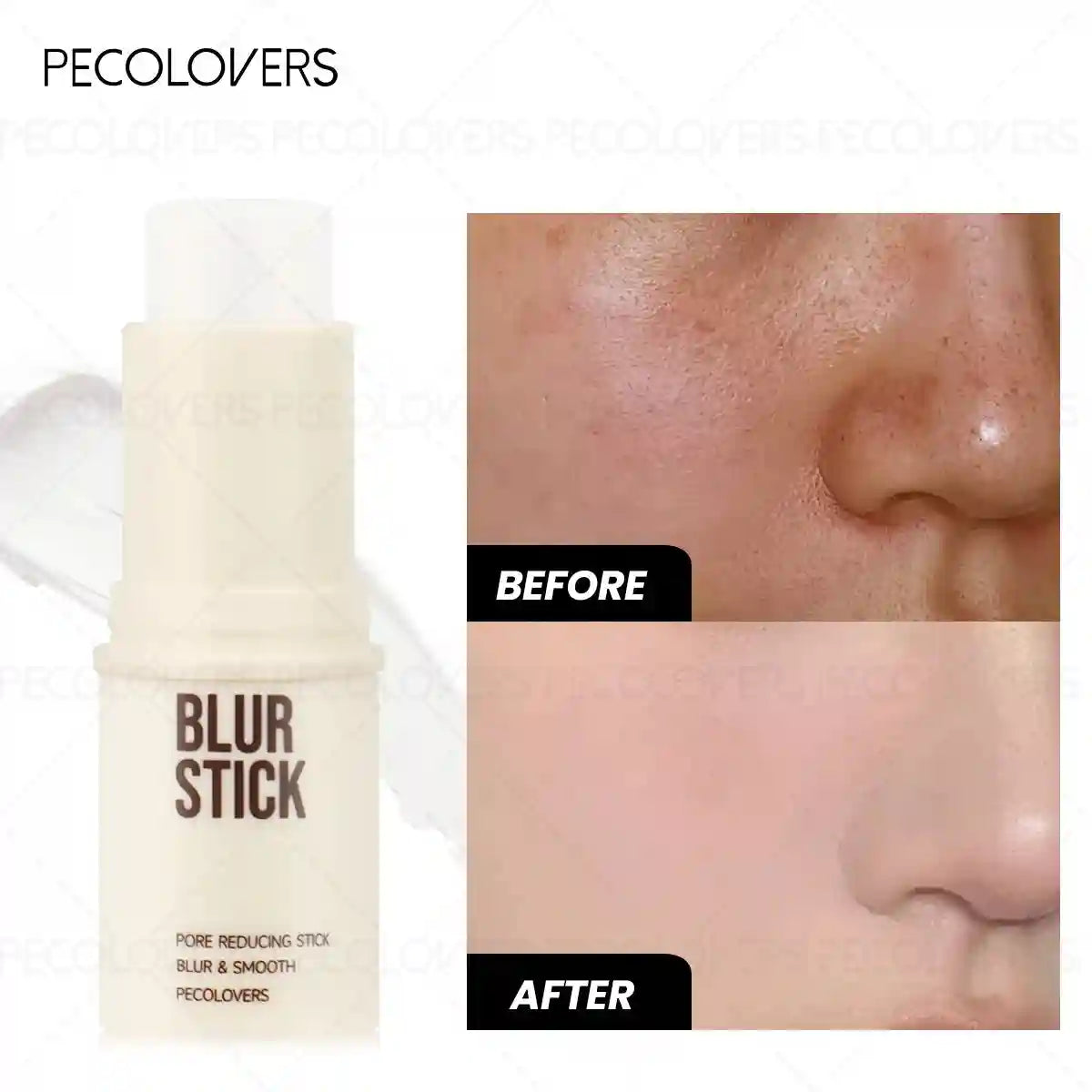 Tidesmit invisible pore primer stick texture close-up for waterproof brightening face makeup in autumn and winter