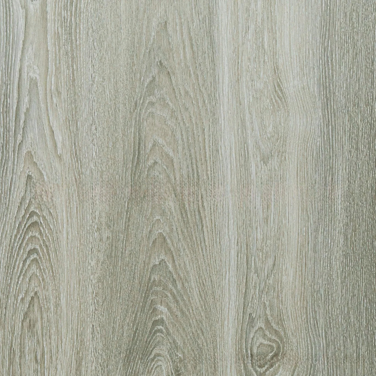Light gray wood-grain vinyl floor tile texture, tight close-up