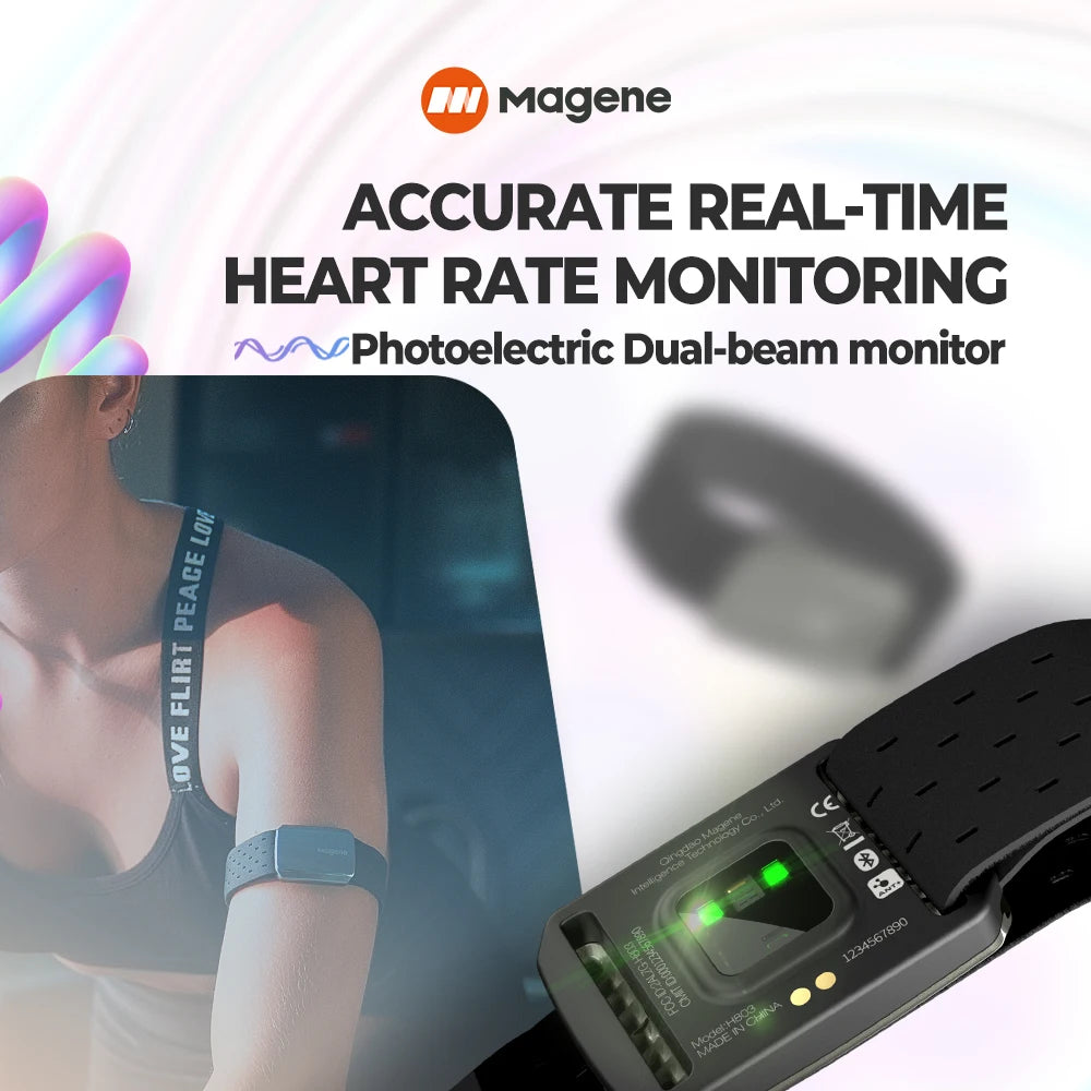 Tidesmit H803 Heart Rate Armband Monitor - Bluetooth & ANT+ Connectivity Tidesmit