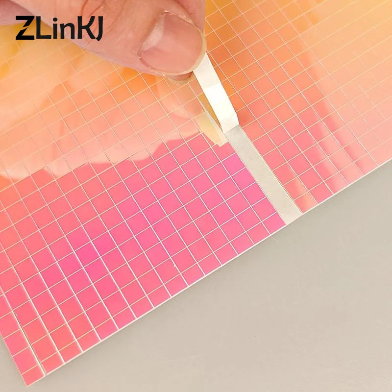 Self Adhesive Mosaic Glass Tape DIY Glass Mirror Stickers Wall Stickers DIY Crafts Party Decorations Home Wall Art Projects