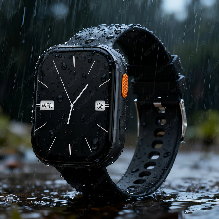 New 1000mAh Battery Smart Watches Men Heart Rate Sleep Monitor Bluetooth Call IP68 Waterproof Smartwatch Women For Android iOS