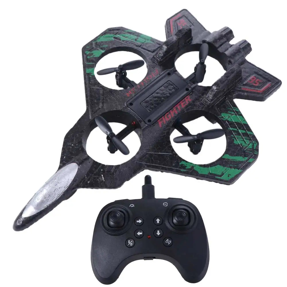 RC Glider Plane | Gravity Sensing Foam Fighter Drone | Tidesmit Green Tidesmit