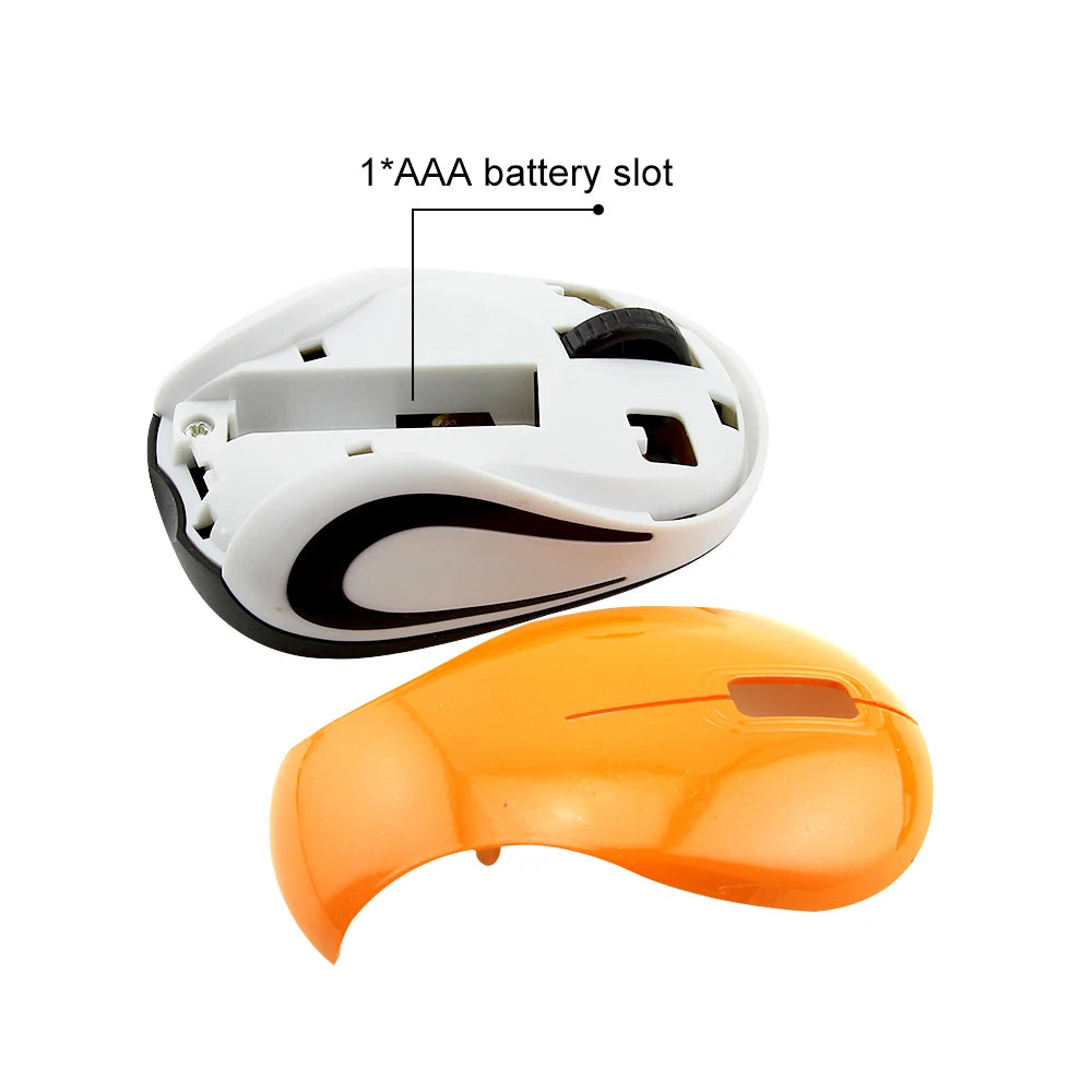 Cute Mantou 2.4G Mini Wireless Mouse 1600DPI Long Battery Life Wireless Gaming Mouse Computer peripherals For Pc Laptop Use
