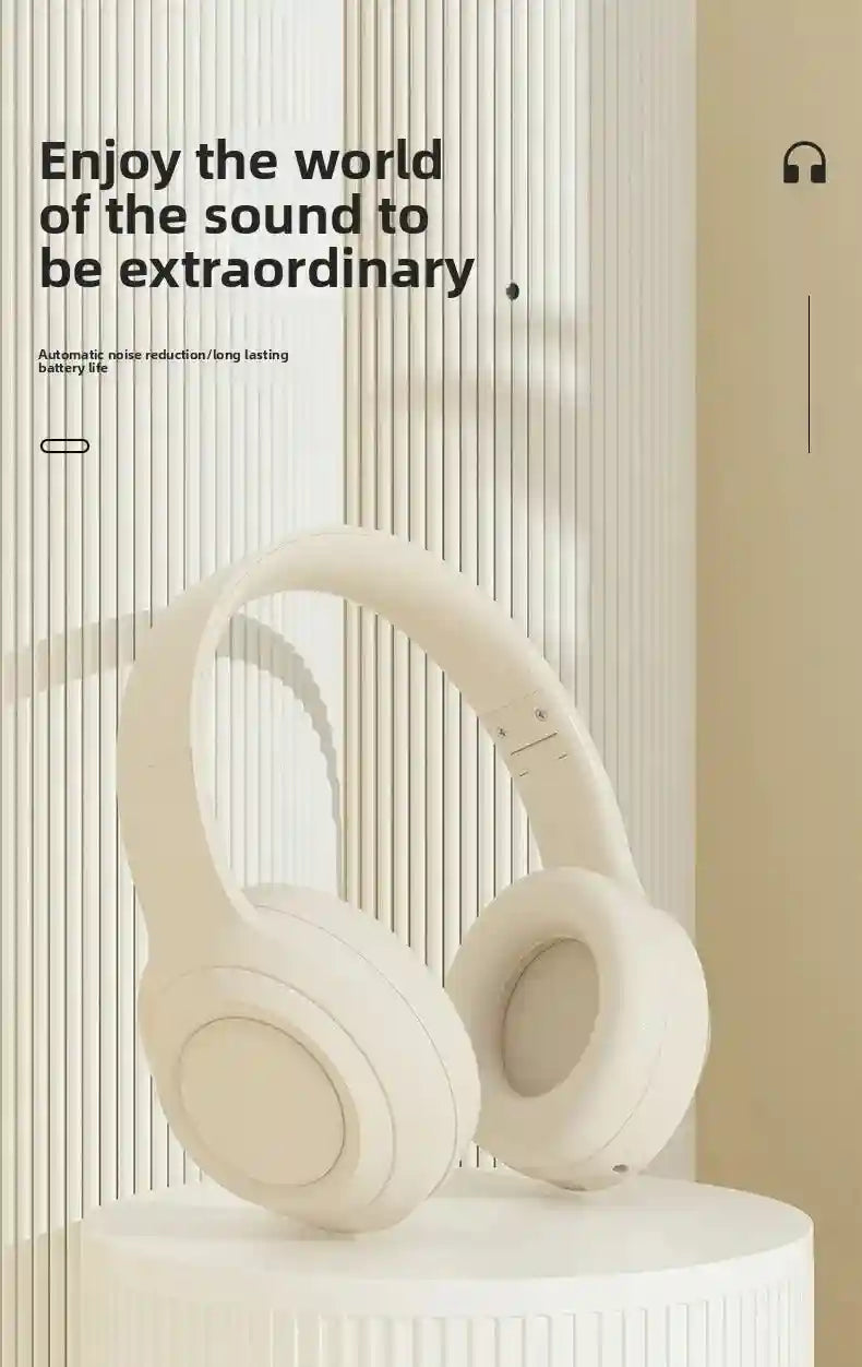 Wireless Over-Ear Headphones with Active Noise Cancellation and HiFi Stereo Tidesmit