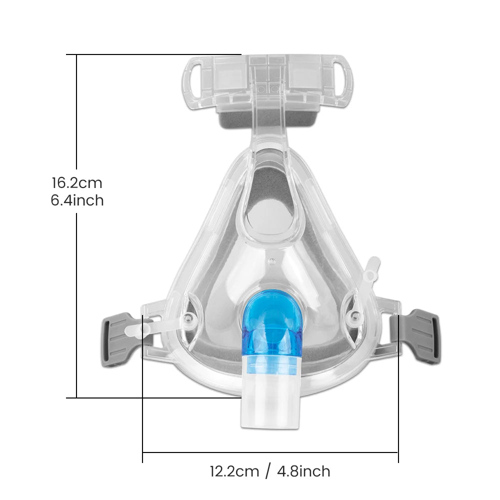 CPAP Mask for Apnea CPAP Auto Breathing Machine Sleep Nasal Full Face Mask with Headgear Anti Snoring Respirator Accessories