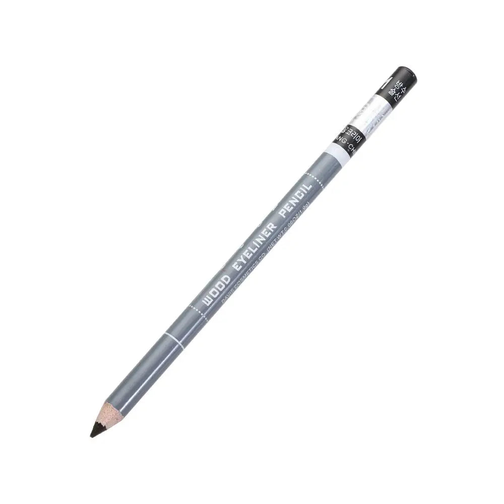 Professional grey wood lip liner and eyeliner pencil, waterproof long-lasting cosmetic makeup tool for defined eyes/lips.