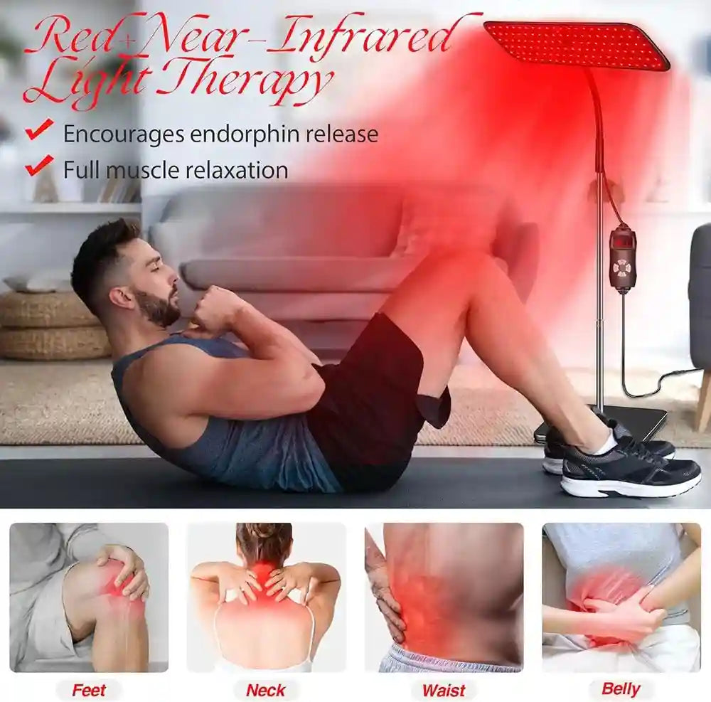 Red Light Therapy Panel for Pain Relief and Skin Care - Tidesmit Relaxation Treatment Tidesmit