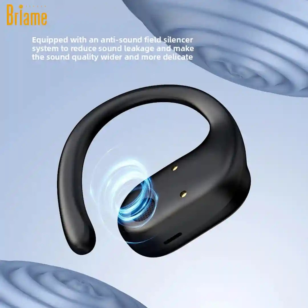 Wireless Over-Ear Headphones with Mic - Low Latency Gaming Black Tidesmit