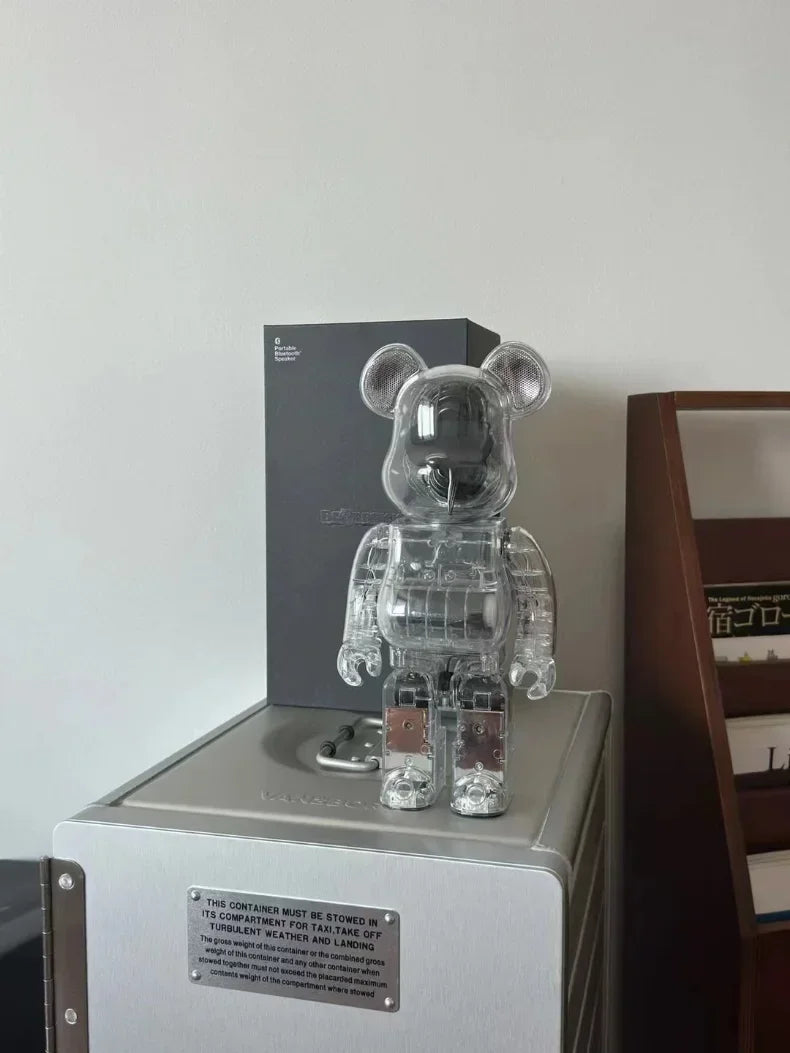Bearbrick Audio 400% Bluetooth Speaker - Articulated Wireless Audio Dock Tidesmit