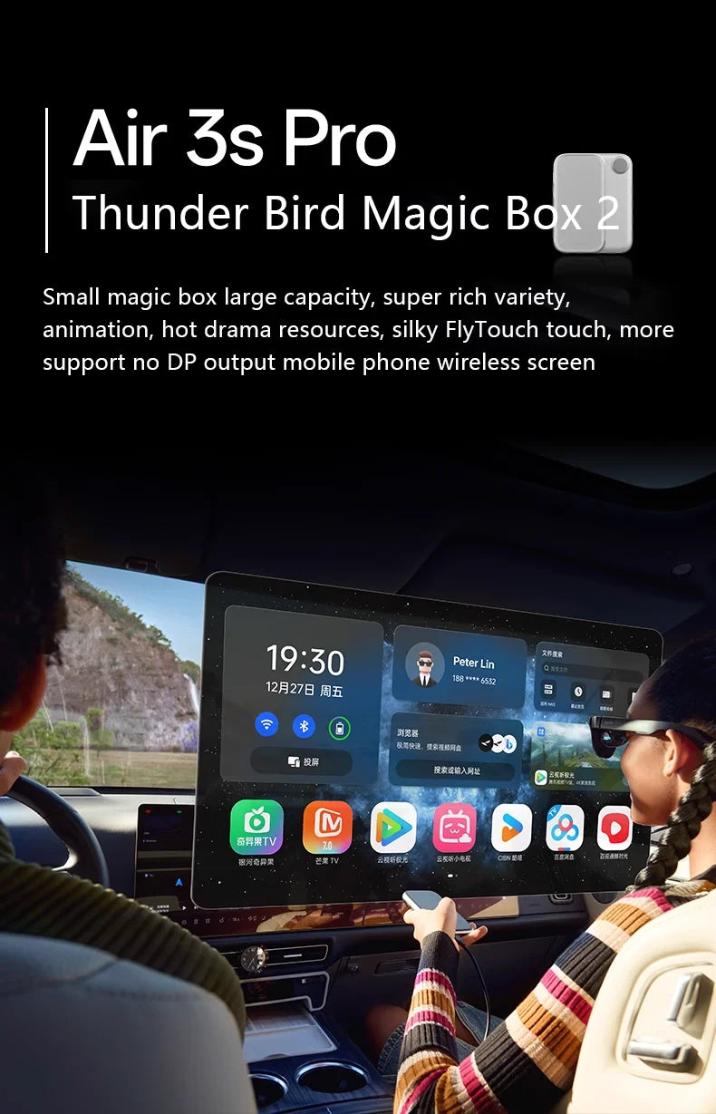 AR Glasses 135-Inch Private Cinema Display for Immersive Mobile Gaming Tidesmit