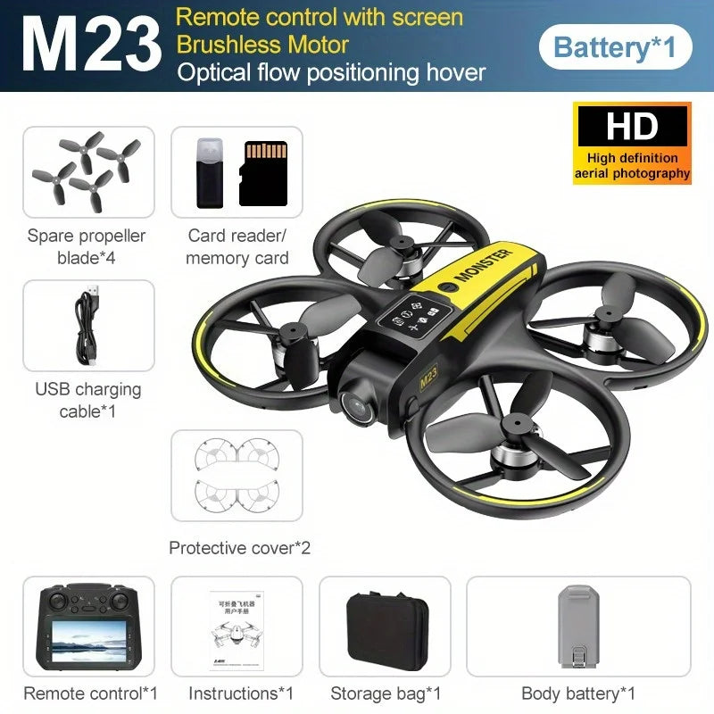 4K Camera Drone M23 with Obstacle Avoidance and GPS - Tidesmit M23-Black Tidesmit
