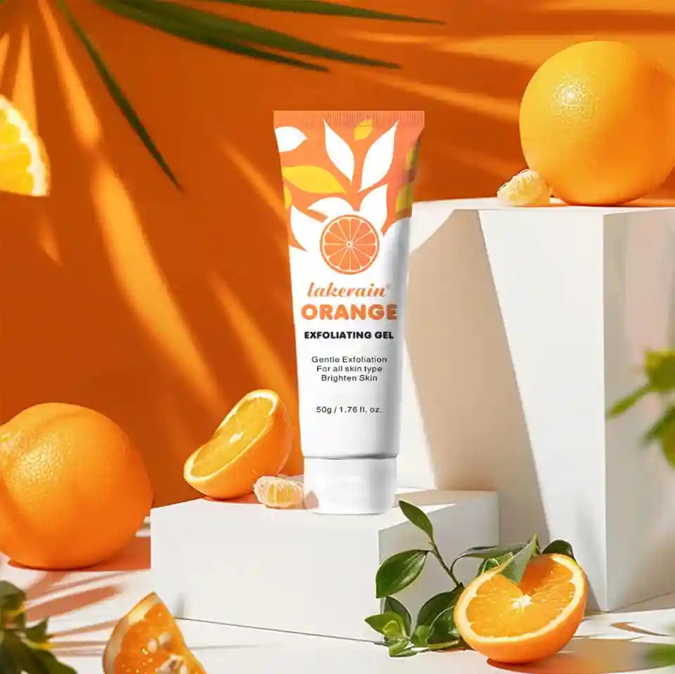 Orange Exfoliating Gel for Radiant Skin - Natural Brightening Treatment Scrubs Treatments Tidesmit