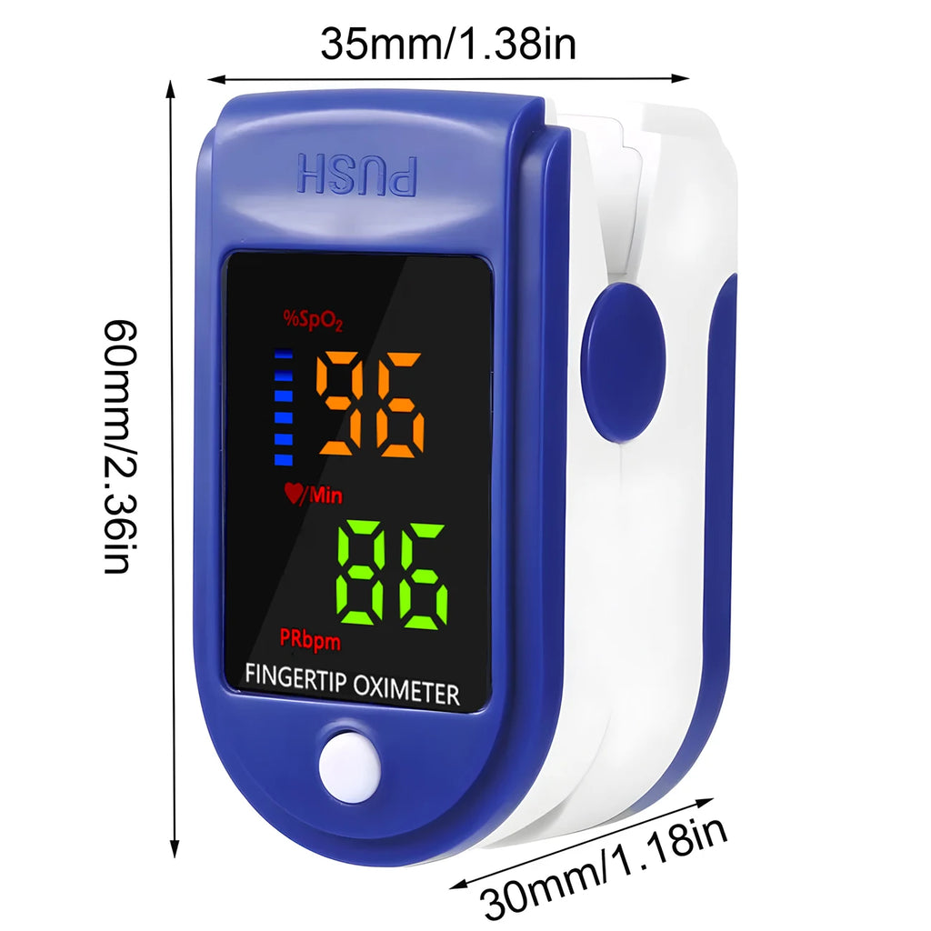 Finger Pulse Oximeter Infrared Fever Thermometer Digital LCD Infant Adult Non-contact Laser Body Temperature Ear Thermometer