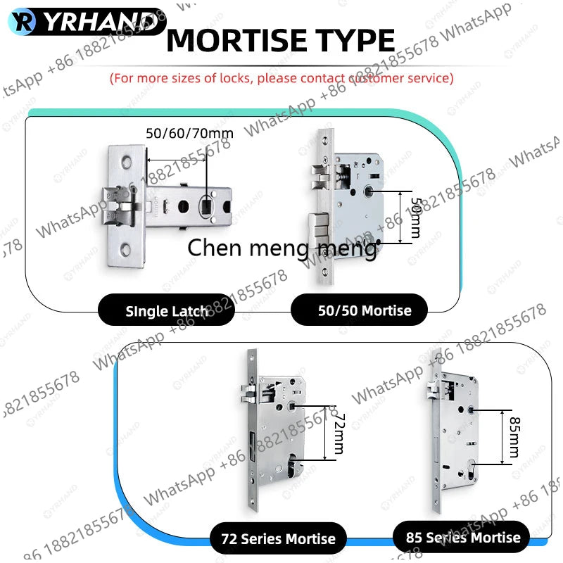 Smart Lock Electronic Digital Lock Featuring Biometric Fingerprint Recognition Camera Smart Card&Password Key Unlock