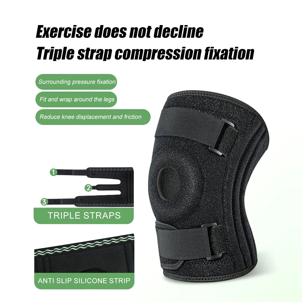 Plus Size Knee Brace 8XL Adjustable Compression Band for Arthritis & Meniscus Tear Support Stable for Men And Women