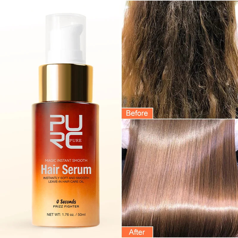 Hair Smoothing Serum | Deep Nourishing Repair Oil for Frizz-Free Shine Scrubs Treatments Default Title Tidesmit