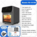 2026 New Air Fryer Large Capacity Touch Screen Visual Household Multifunctional Electric Oven