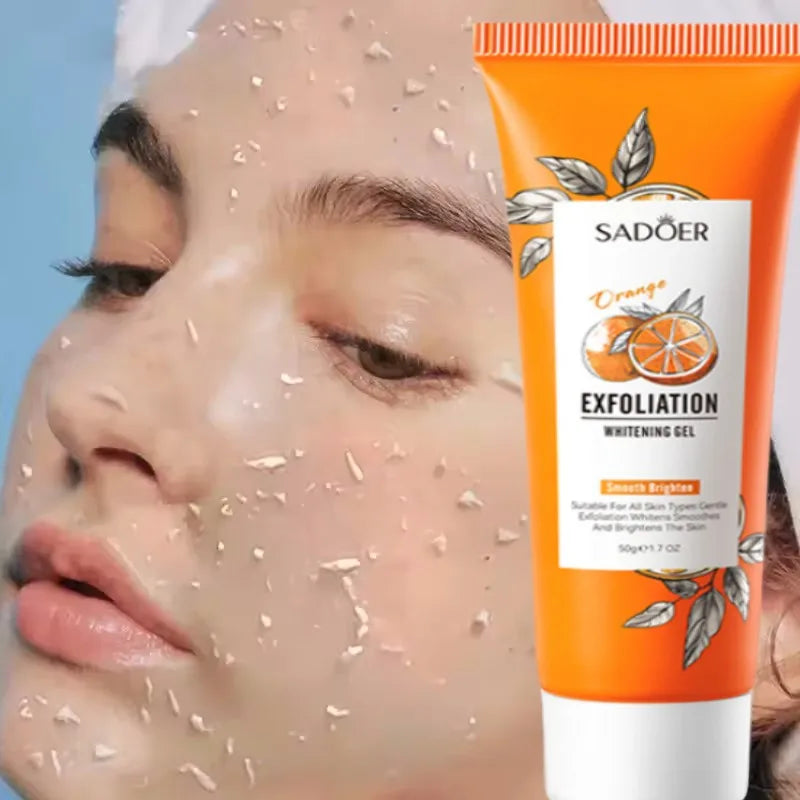 Orange Exfoliating Peeling Gel - Brightening Face Scrub 1pcs Scrubs Treatments Tidesmit