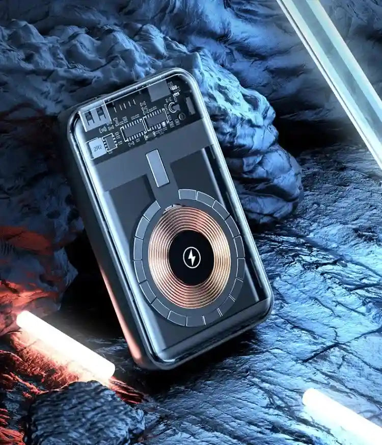 20000mAh Magnetic Portable Charger with PD Power Delivery & Built-in Cable Tidesmit