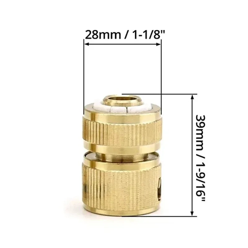 4-way Water Quick Connector High Pressure Quick Coupling For Car Washer Water Gun Adapter Joints Garden Irrigation 2027