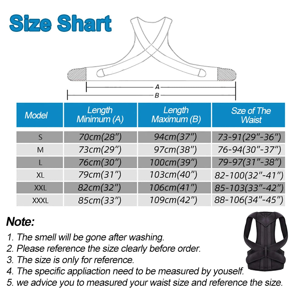 Back Posture Corrector Brace for Spine Support and Pain Relief Back Massage Instrument Tidesmit