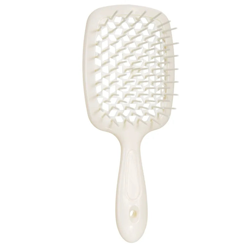 Detangling Hair Brush - Ergonomic Massage Comb for Wet Curly Hair Massage Chairs WHITE Tidesmit