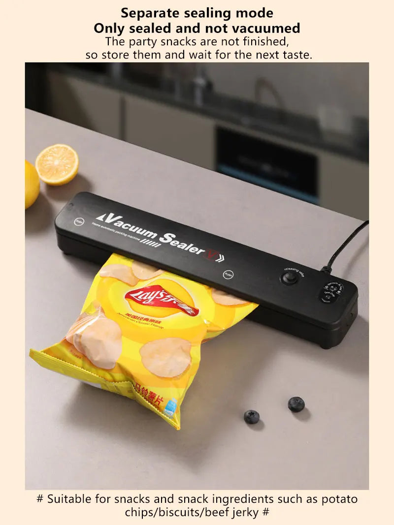 Food Sealing Portable Home Vacuum Kitchen Helper 220V Automatic Packaging Machine Food Vacuum Sealing Machine New