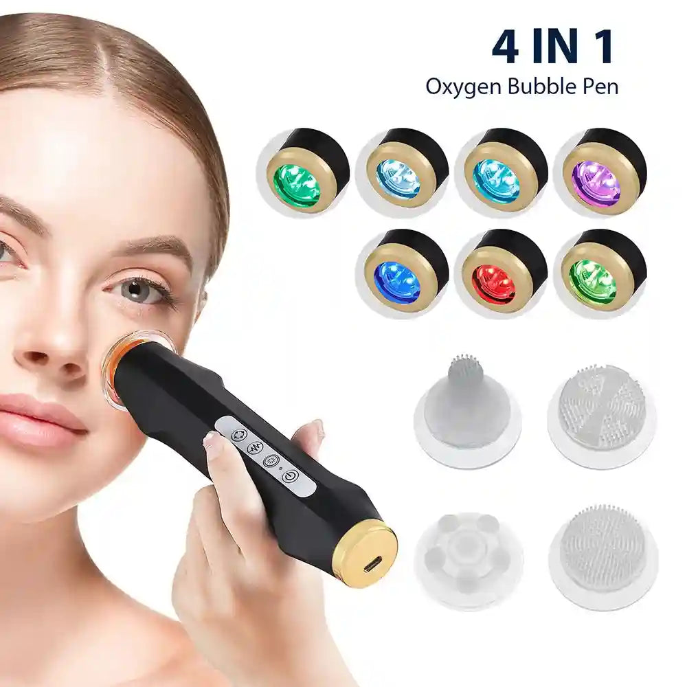 Oxygen Bubble Facial Machine for Deep Skin Cleansing | Tidesmit Eye Massage Instrument Tidesmit