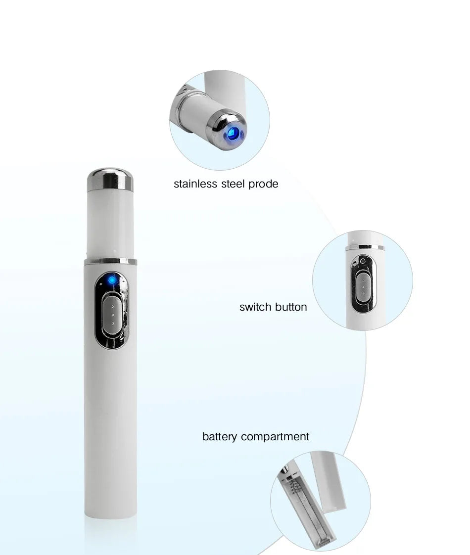 Blue Light Therapy Acne Pen for Skin Repair and Wrinkle Removal Permanent Makeup Machines Tidesmit