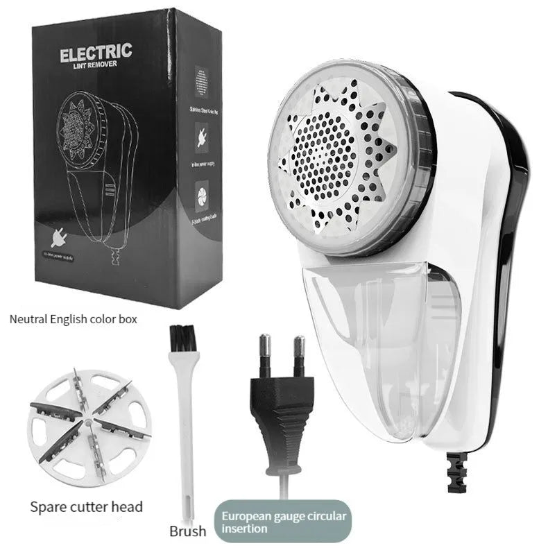 Tidesmit professional rechargeable fabric lint remover showing shaver head and blade design for clothes fluff removal