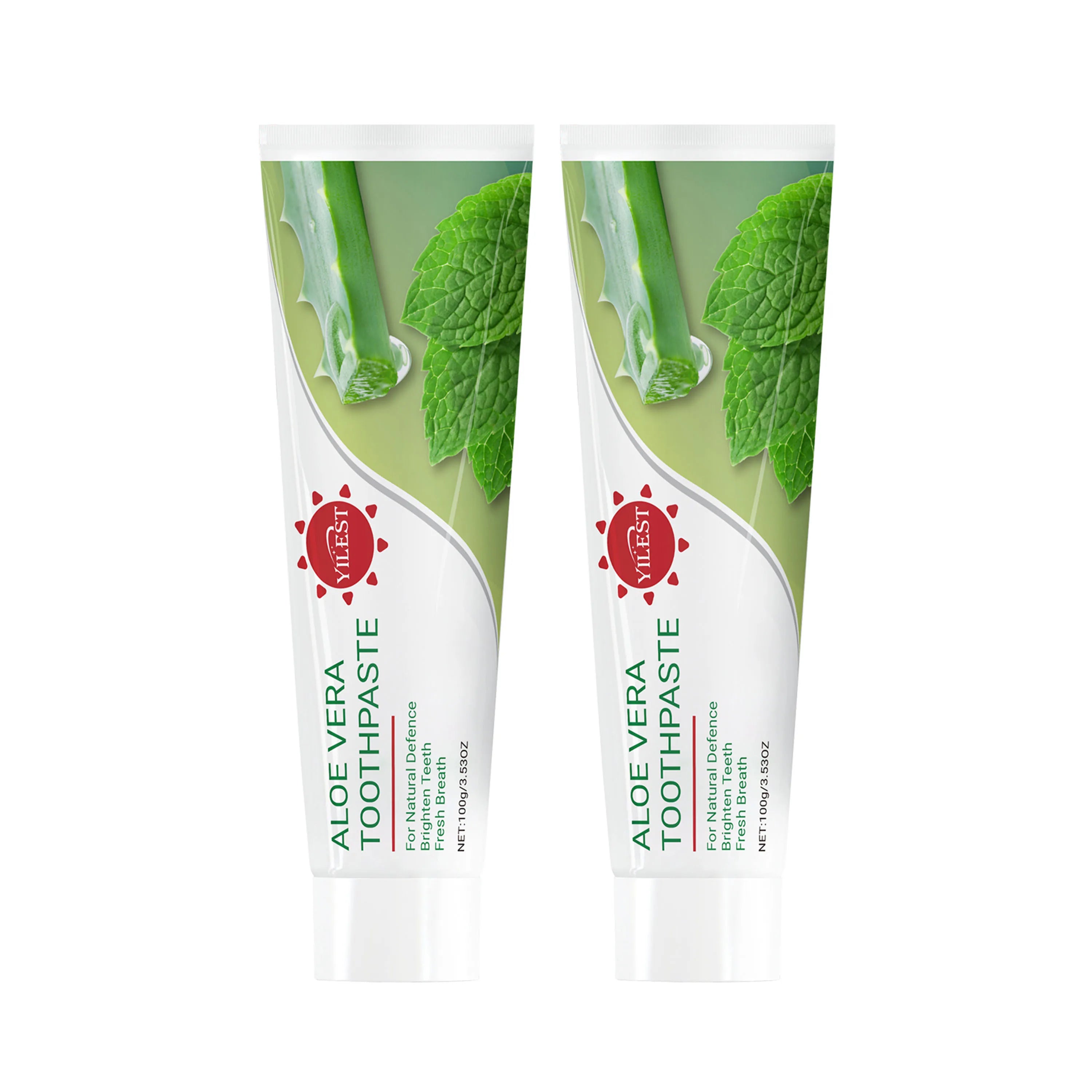 Tidesmit Aloe Vera toothpaste with natural mint extract for teeth whitening, fresh breath, and gum health.