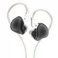 Wired In-Ear Monitors with Noise Isolation and Deep Bass Control black no mic Tidesmit