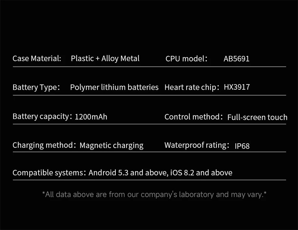 New Military Grade 1200mAh Battery Smartwatch Men 5ATM Waterproof Sports Tracker Flashlight Heart Rate AMOLED Screen Smart Watch