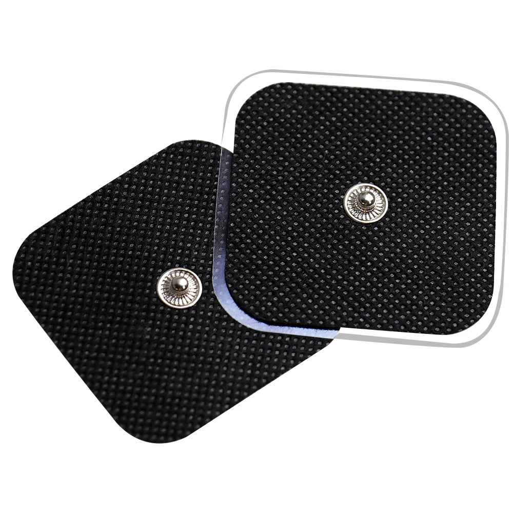 TENS Unit Electrode Pads: Reusable Muscle Stimulator Gel Sets Back Massage Instrument Tidesmit